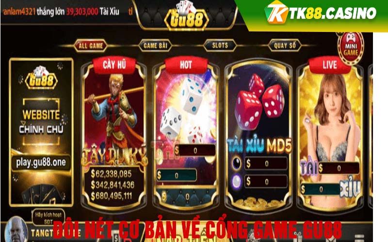 Đôi nét cơ bản về cổng game Gu88 