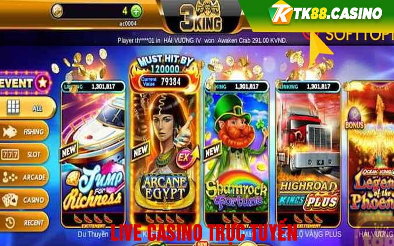 Live casino trực tuyến 